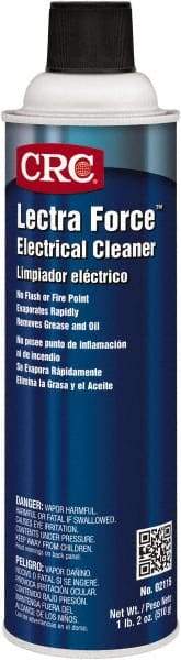 CRC - 18 Ounce Aerosol Electrical Grade Cleaner/Degreaser - 39,000 Volt Dielectric Strength, Nonflammable - A1 Tooling