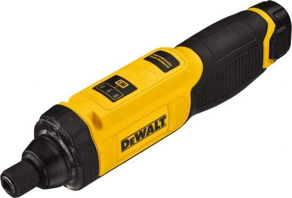 DeWALT - 8 Volt Lithium-Ion Battery Inline Cordless Screwdriver - 430 RPM, 430 In/Lb Torque - A1 Tooling