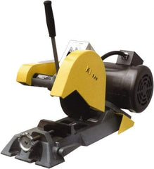 Kalamazoo - 8" Blade Diam, 1/2" Arbor Hole, Straight Chop & Cutoff Saw - 4,900 RPM, 3 hp, 220/440 Volts, 1 or 3 Phase - A1 Tooling