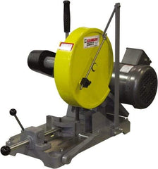 Kalamazoo - 10" Blade Diam, 5/8" Arbor Hole, Straight Chop & Cutoff Saw - 3,450 RPM, 3 hp, 220/440 Volts, 1 or 3 Phase - A1 Tooling