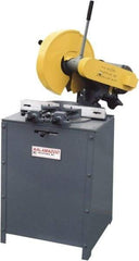 Kalamazoo - 14" Blade Diam, 1" Arbor Hole, Miter Chop & Cutoff Saw - 4,400 RPM, 5 hp, 220/440 Volts, 3 Phase - A1 Tooling