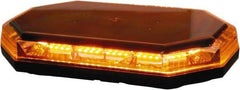 Buyers Products - Variable Flash Rate, Magnetic or Permanent Mount Emergency LED Lightbar Assembly - Powered by DC, Amber & Clear - A1 Tooling