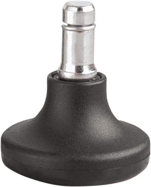 Master Caster - Matte Black Caster Set - For Wood & Tubular Metal Chairs & Office Furniture - A1 Tooling