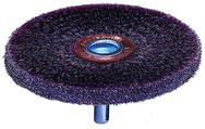 3" Diameter - Burgundy Elastomer Conflex Polyflex Brush - A1 Tooling