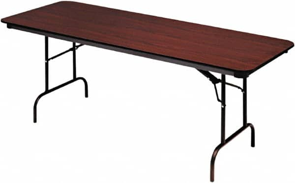 ICEBERG - 30" Long x 96" Wide x 29" High, Folding Table - Mahogany - A1 Tooling