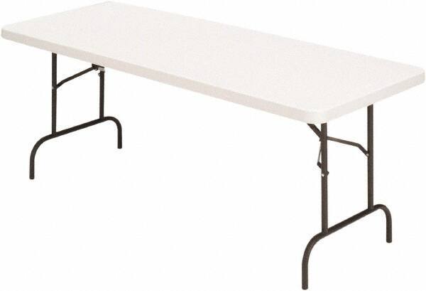 ALERA - 30" Long x 60" Wide x 29" High, Folding Table - Platinum - A1 Tooling