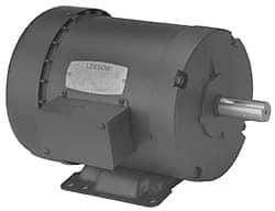 Leeson - 1/4 Max hp, 1,725 Max RPM, Electric AC DC Motor - 208-230/460 V Input, Three Phase, 48 Frame - A1 Tooling