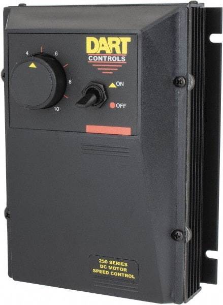 Dart Controls - 2 Max hp, 30 Max RPM, Electric AC DC Motor - 120, 240 V Input - A1 Tooling