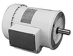 Leeson - 3/4 Max hp, 1,725 Max RPM, Electric AC DC Motor - 208-230/460 V Input, Three Phase, D56C Frame - A1 Tooling