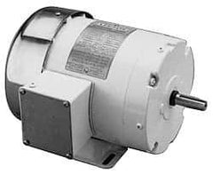 Leeson - 1/4 Max hp, 1,725 Max RPM, Electric AC DC Motor - 208-230/460 V Input, Three Phase, B56C Frame - A1 Tooling