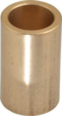 Made in USA - 9/16" Inside x 3/4" Outside Diam, Cast Bronze Sleeve Bearing - 1-1/4" OAL - A1 Tooling