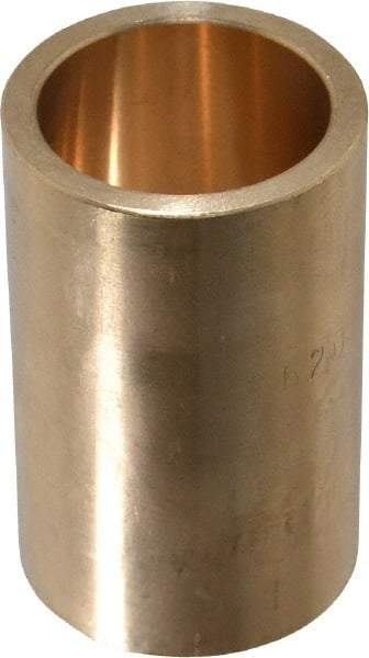 Made in USA - 1" Inside x 1-1/4" Outside Diam, Cast Bronze Sleeve Bearing - 2" OAL - A1 Tooling