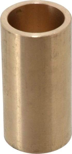 Made in USA - 1" Inside x 1-1/4" Outside Diam, Cast Bronze Sleeve Bearing - 2-1/2" OAL - A1 Tooling