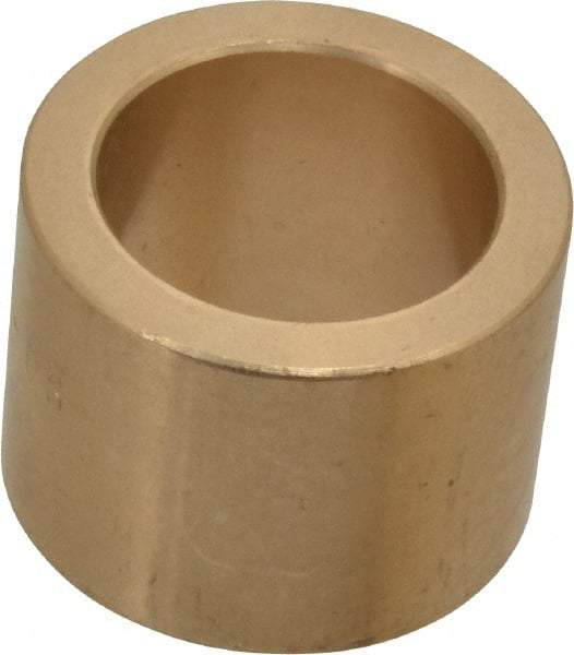 Made in USA - 1" Inside x 1-3/8" Outside Diam, Cast Bronze Sleeve Bearing - 1" OAL - A1 Tooling