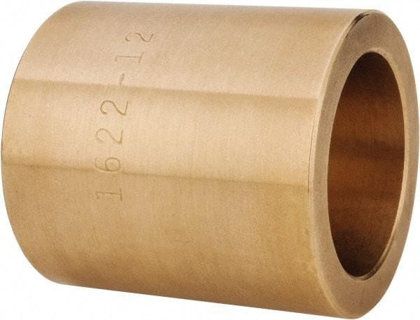 Made in USA - 1" Inside x 1-3/8" Outside Diam, Cast Bronze Sleeve Bearing - 1-1/2" OAL - A1 Tooling