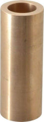 Made in USA - 1" Inside x 1-1/2" Outside Diam, Cast Bronze Sleeve Bearing - 4" OAL - A1 Tooling