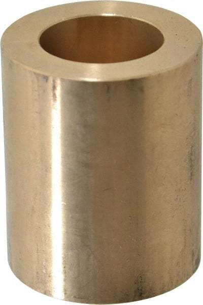 Made in USA - 1" Inside x 1-5/8" Outside Diam, Cast Bronze Sleeve Bearing - 2" OAL - A1 Tooling