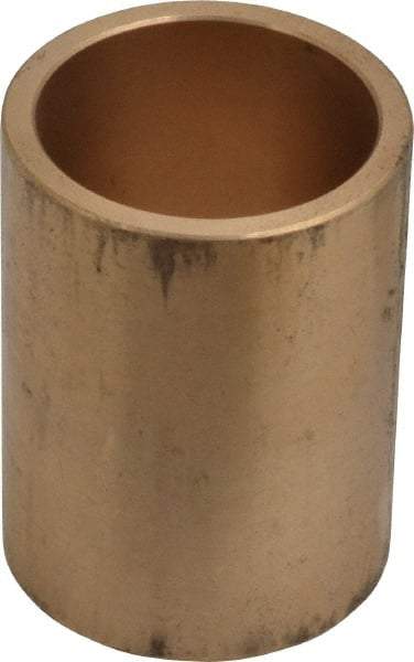 Made in USA - 1-1/4" Inside x 1-1/2" Outside Diam, Cast Bronze Sleeve Bearing - 2" OAL - A1 Tooling