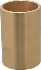 Made in USA - 1-3/4" Inside x 2" Outside Diam, Cast Bronze Sleeve Bearing - 3" OAL - A1 Tooling