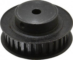 Power Drive - 28 Tooth, 1/4" Inside x 1.763" Outside Diam, Timing Belt Pulley - 1/4, 3/8" Belt Width, 1.783" Pitch Diam, Steel & Cast Iron - A1 Tooling