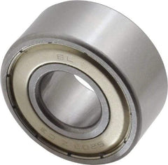 Tritan - 17mm Bore Diam, 40mm OD, Double Shield Angular Contact Radial Ball Bearing - 17.5mm Wide, 2 Rows, Round Bore, 2,000 Lb Static Capacity, 3,300 Lb Dynamic Capacity - A1 Tooling