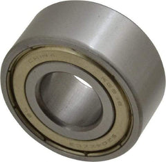 Tritan - 20mm Bore Diam, 47mm OD, Double Shield Angular Contact Radial Ball Bearing - 20.6mm Wide, 2 Rows, Round Bore, 2,700 Lb Static Capacity, 4,400 Lb Dynamic Capacity - A1 Tooling