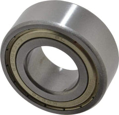 Tritan - 30mm Bore Diam, 62mm OD, Double Shield Angular Contact Radial Ball Bearing - 23.8mm Wide, 2 Rows, Round Bore, 4,600 Lb Static Capacity, 6,400 Lb Dynamic Capacity - A1 Tooling