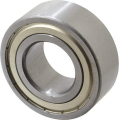 Tritan - 35mm Bore Diam, 72mm OD, Double Shield Angular Contact Radial Ball Bearing - 27mm Wide, 2 Rows, Round Bore, 6,200 Lb Static Capacity, 8,500 Lb Dynamic Capacity - A1 Tooling