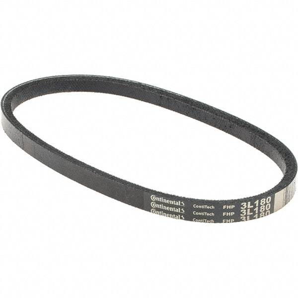 Value Collection - Section 3L, 18" Outside Length, V-Belt - Rubber, Fractional HP, No. 3L180 - A1 Tooling