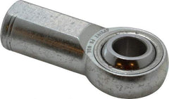 Made in USA - 5/8" ID, 1-1/2" Max OD, 17,959 Lb Max Static Cap, Plain Female Spherical Rod End - 5/8-18 RH, Alloy Steel with Steel Raceway - A1 Tooling