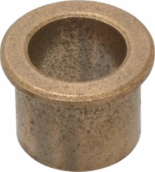 Boston Gear - 7/16" Inside x 9/16" Outside Diam, Oil Impregnated Bronze SAE-841 Flanged Sleeve Bearing - 11/16" Flange Outside Diam, 1/16" Flange Thickness, 1/2" OAL - A1 Tooling