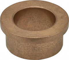 Boston Gear - 1" Inside x 1-3/8" Outside Diam, Oil Impregnated Bronze SAE-841 Flanged Sleeve Bearing - 1-5/8" Flange Outside Diam, 3/16" Flange Thickness, 3/4" OAL - A1 Tooling