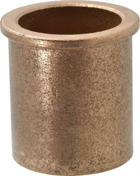 Boston Gear - 1-1/4" Inside x 1-1/2" Outside Diam, Oil Impregnated Bronze SAE-841 Flanged Sleeve Bearing - 1-3/4" Flange Outside Diam, 1/8" Flange Thickness, 1-3/4" OAL - A1 Tooling