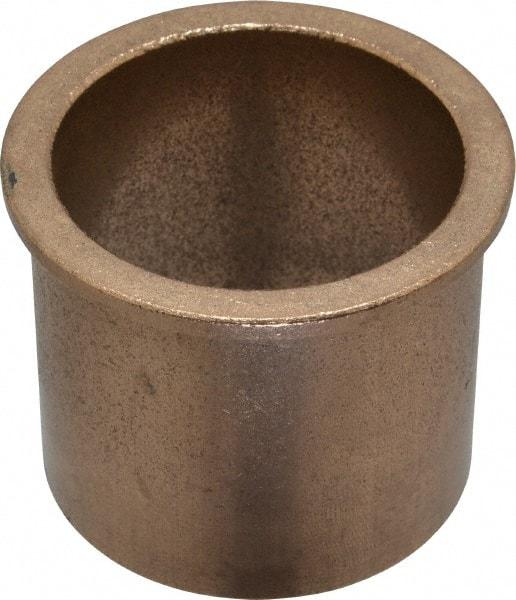 Boston Gear - 2" Inside x 2-1/4" Outside Diam, Oil Impregnated Bronze SAE-841 Flanged Sleeve Bearing - 2-1/2" Flange Outside Diam, 1/8" Flange Thickness, 2" OAL - A1 Tooling