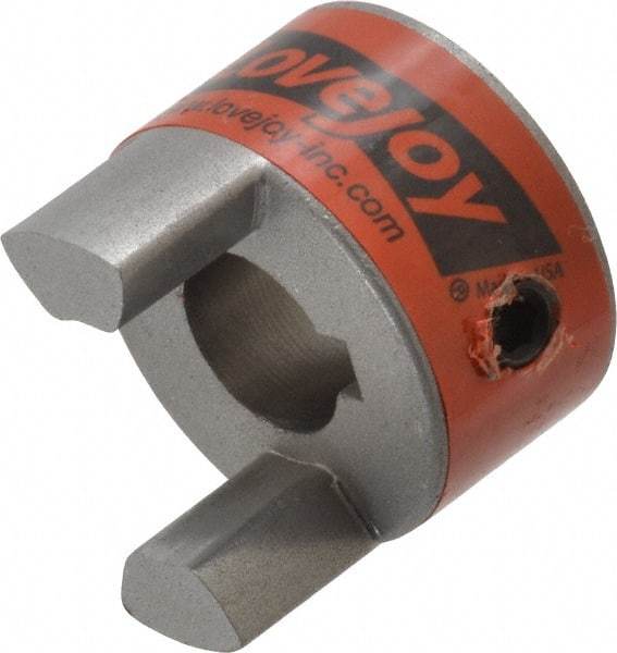 Lovejoy - 12mm Max Bore, 4mm x 1.8mm Keyway Width x Depth, Flexible Coupling Hub - 1.08" OD, 1.72" OAL, Sintered Iron, Order 2 Hubs & 1 Spider for Complete Coupling - A1 Tooling