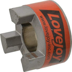 Lovejoy - 7/8" Max Bore Diam, 3/16" x 3/32" Keyway Width x Depth, Flexible Coupling Hub - 1-3/4" OD, 2.12" OAL, Sintered Iron, Order 2 Hubs & 1 Spider for Complete Coupling - A1 Tooling