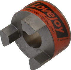 Lovejoy - 19mm Max Bore, 6mm x 2.8mm Keyway Width x Depth, Flexible Coupling Hub - 1-3/4" OD, 2.12" OAL, Sintered Iron, Order 2 Hubs & 1 Spider for Complete Coupling - A1 Tooling