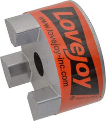 Lovejoy - 1/2" Max Bore Diam, Flexible Coupling Hub - 2.11" OD, 2-1/2" OAL, Sintered Iron, Order 2 Hubs & 1 Spider for Complete Coupling - A1 Tooling