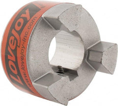 Lovejoy - 1" Max Bore Diam, 1/4" x 1/8" Keyway Width x Depth, Flexible Coupling Hub - 2.11" OD, 2-1/2" OAL, Sintered Iron, Order 2 Hubs & 1 Spider for Complete Coupling - A1 Tooling