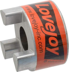 Lovejoy - 1" Max Bore Diam, 1/4" x 1/8" Keyway Width x Depth, Flexible Coupling Hub - 2.54" OD, 3-1/2" OAL, Sintered Iron, Order 2 Hubs & 1 Spider for Complete Coupling - A1 Tooling