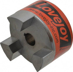 Lovejoy - 3/4" Max Bore Diam, 3/16" x 3/32" Keyway Width x Depth, Flexible Coupling Hub - 3.31" OD, 4-1/4" OAL, Sintered Iron, Order 2 Hubs & 1 Spider for Complete Coupling - A1 Tooling