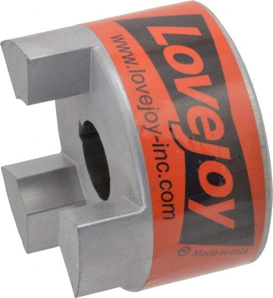 Lovejoy - 1" Max Bore Diam, 1/4" x 1/8" Keyway Width x Depth, Flexible Coupling Hub - 3.31" OD, 4-1/4" OAL, Sintered Iron, Order 2 Hubs & 1 Spider for Complete Coupling - A1 Tooling