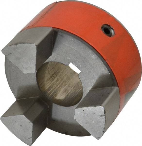 Lovejoy - 1-1/2" Max Bore Diam, Flexible Hub Coupling - 3-3/4" OD, 4-1/2" OAL, Metal - A1 Tooling