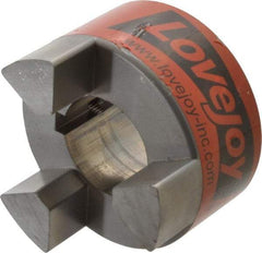 Lovejoy - 1-3/4" Max Bore Diam, Flexible Hub Coupling - 3-3/4" OD, 4-1/2" OAL, Sintered Iron - A1 Tooling