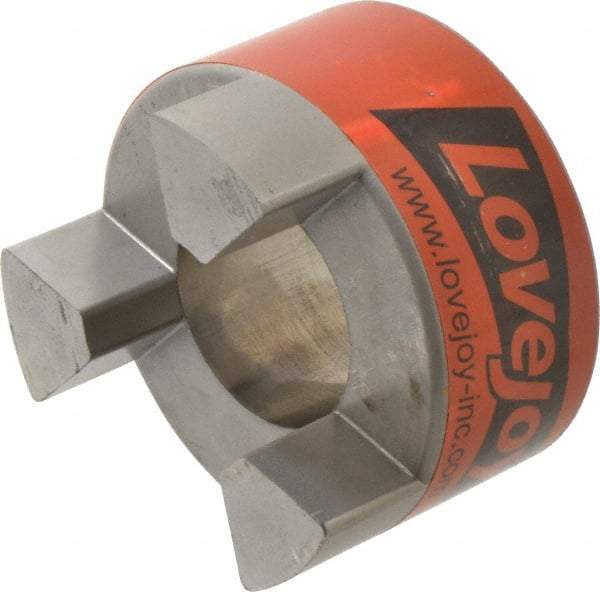 Lovejoy - 1-7/8" Max Bore Diam, Flexible Hub Coupling - 3-3/4" OD, 4-1/2" OAL, Sintered Iron - A1 Tooling