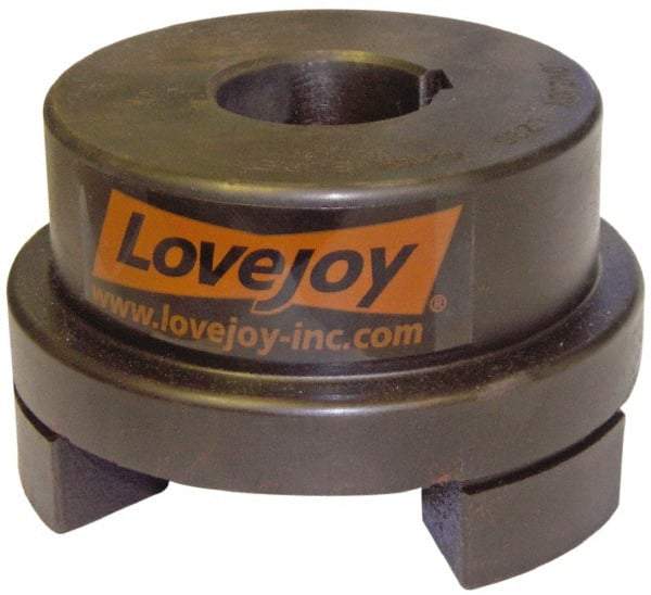 Lovejoy - 1-5/8" Max Bore Diam, Flexible Hub Coupling - 4-1/2" OD, 4.88" OAL, Sintered Iron - A1 Tooling