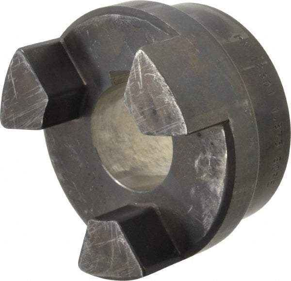 Lovejoy - 1-7/8" Max Bore Diam, Flexible Hub Coupling - 4-1/2" OD, 4.88" OAL, Sintered Iron - A1 Tooling