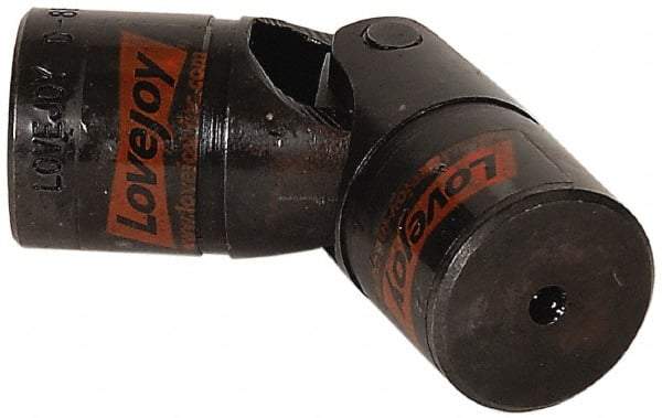 Lovejoy - 2-3/4" Bore Depth, 65,400 In/Lbs. Torque, D-Type Single Universal Joint - 1-1/2" Inside x 3" Outside Diam, 9-1/16" OAL - A1 Tooling