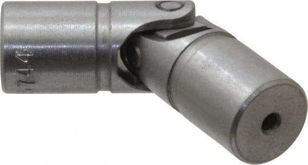 Lovejoy - 7/8" Bore Depth, 768 In/Lbs. Torque, D-Type Single Universal Joint - 3/4" Outside Diam, 2-11/16" OAL - A1 Tooling