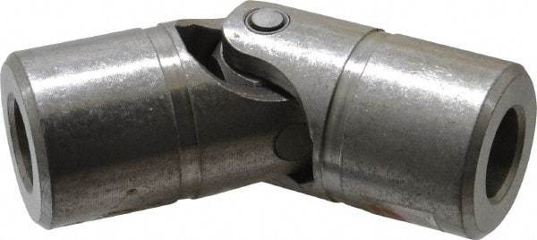 Lovejoy - 1-3/16" Bore Depth, 7,920 In/Lbs. Torque, D-Type Single Universal Joint - 3/4" Inside x 1-1/2" Outside Diam, 4-1/4" OAL - A1 Tooling